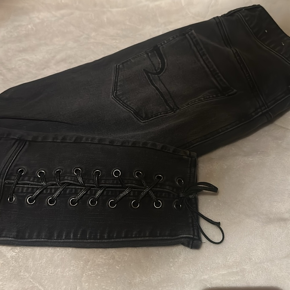 American Eagle Black Super Stretch Jeans